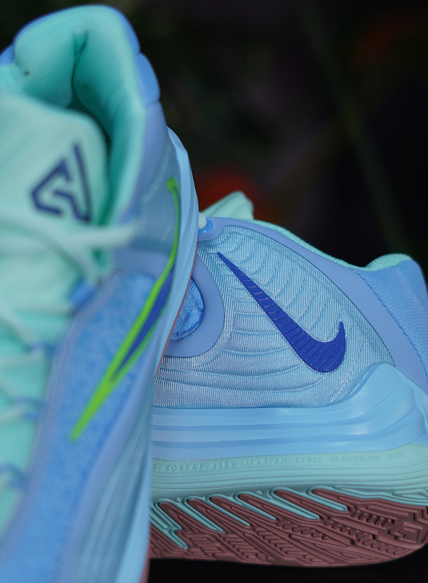 Nike Giannis Freak 7 - Azul cielo, Verde menta