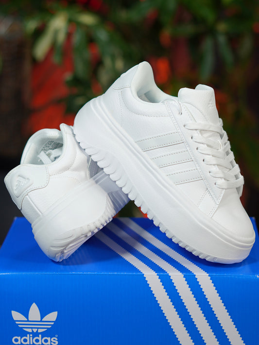 Adidas Grand Court Plataforma - Blanco