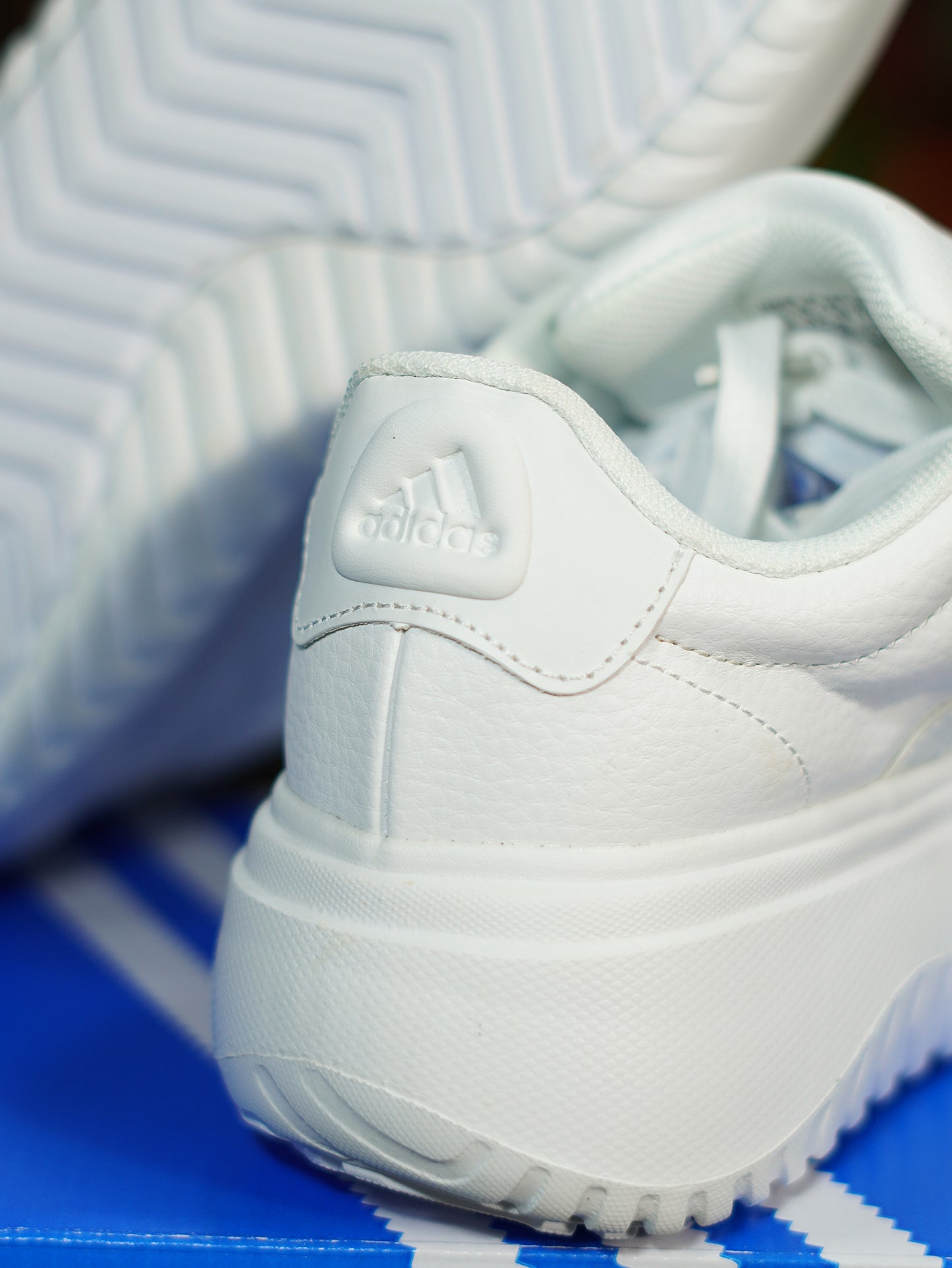 Adidas Grand Court Plataforma - Blanco