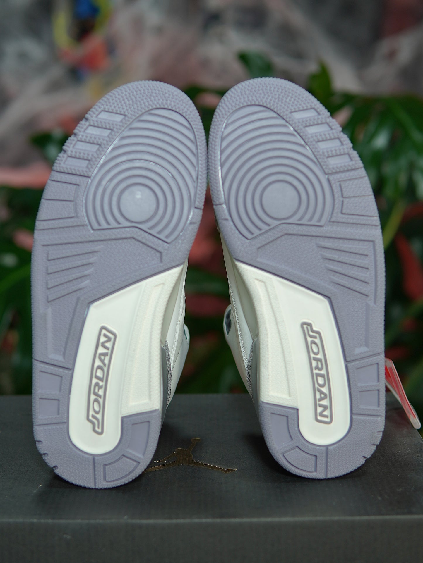 Air Jordan Retro 3 - Blanco, Plateado