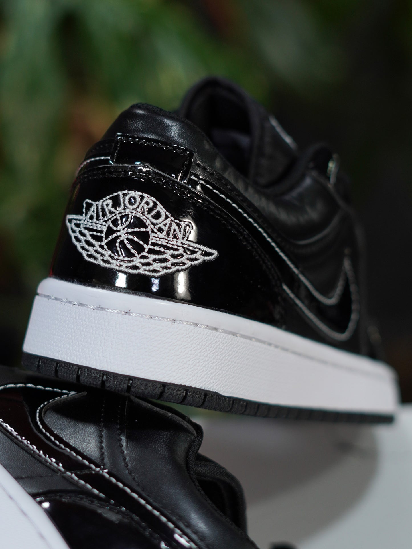 Air Jordan 1 Low All-Star - Negro, Charol