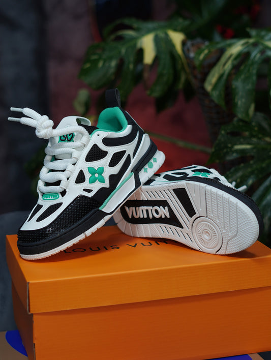 Louis Vuitton Skate - Negro, Blanco, Verde