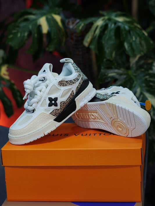 Louis Vuitton Skate - Leopardo, Blanco