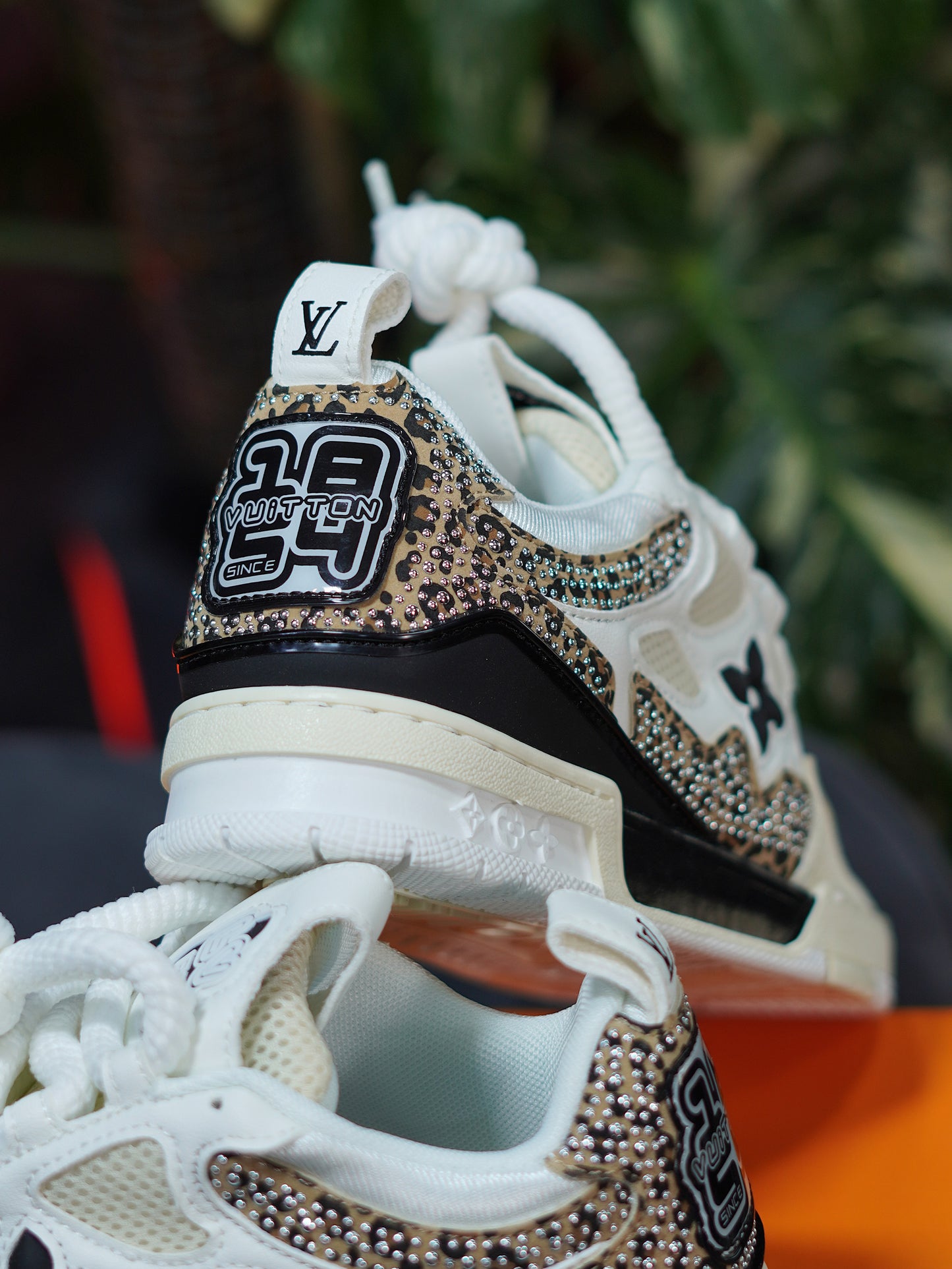Louis Vuitton Skate - Leopardo, Blanco