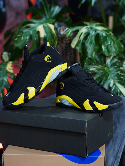 Air Jordan Retro 14 - Negro, Amarillo