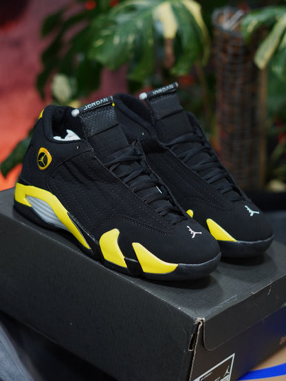 Air Jordan Retro 14 - Negro, Amarillo