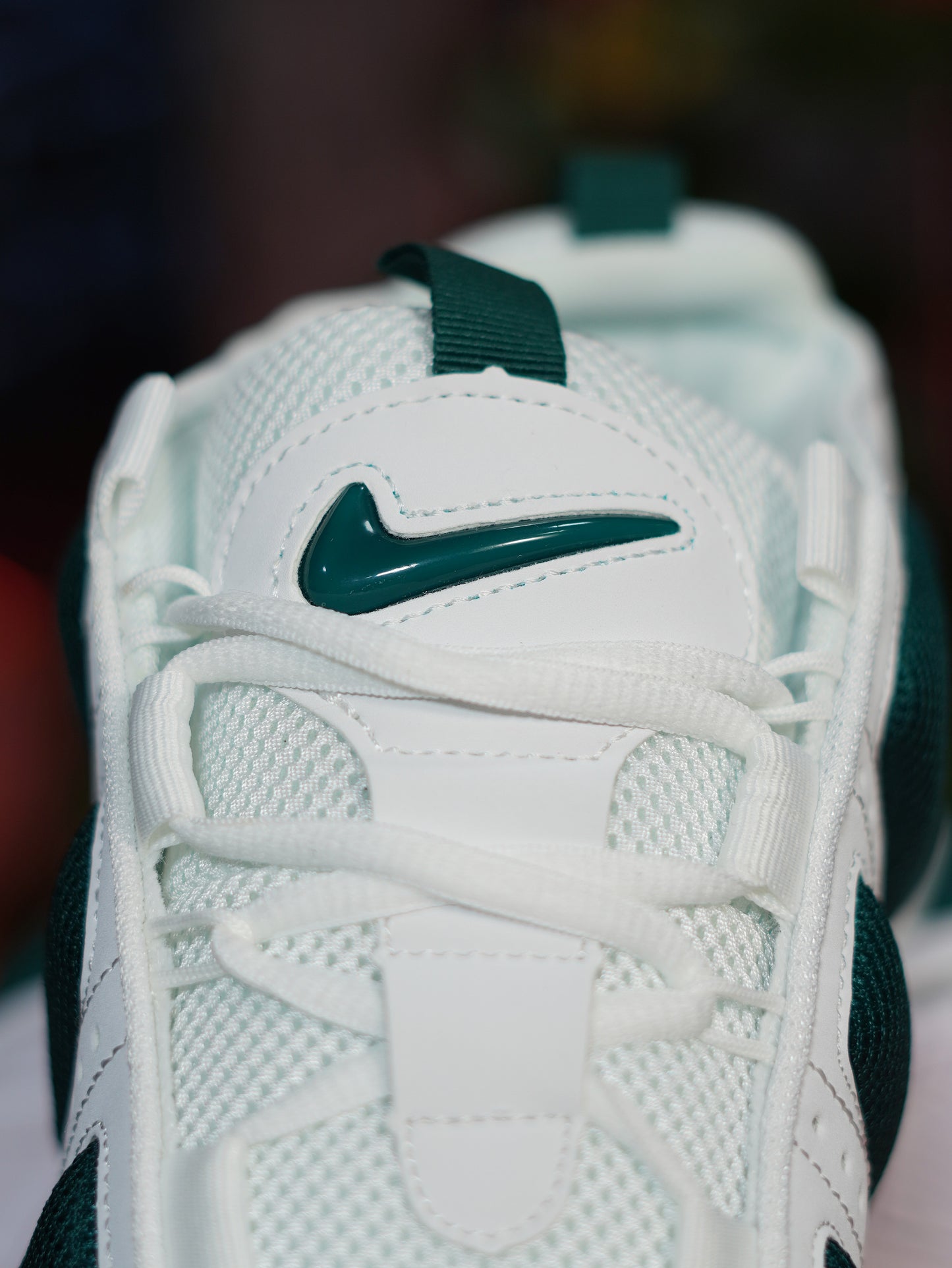 Nike Air More Uptempo - Blanco, Verde