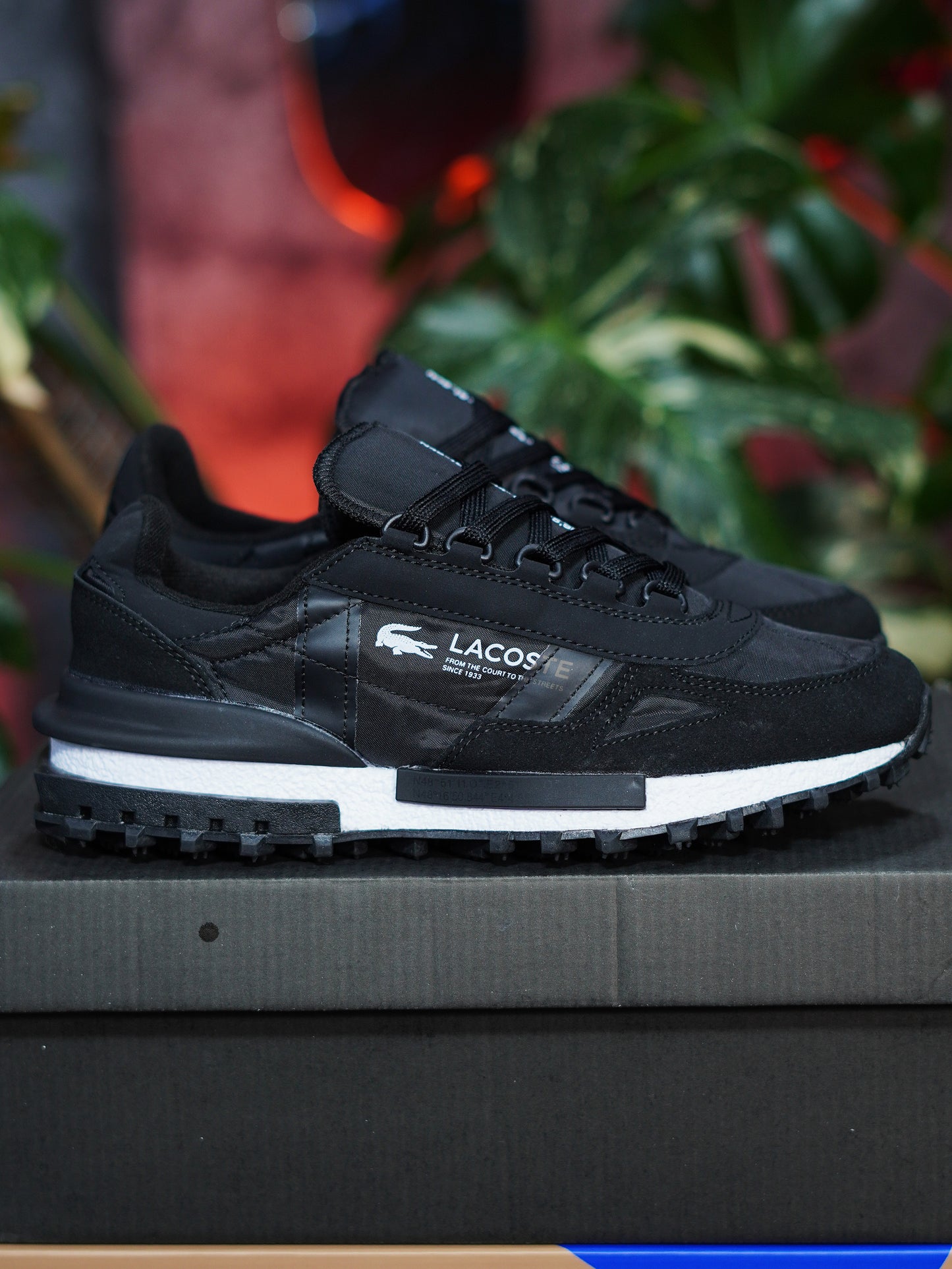 Lacoste Elite Active - Negro, Blanco