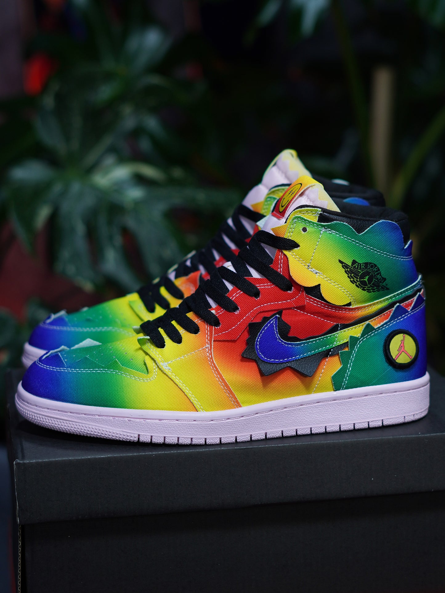 Air Jordan Retro 1 High "J Balvin" - Arcoiris