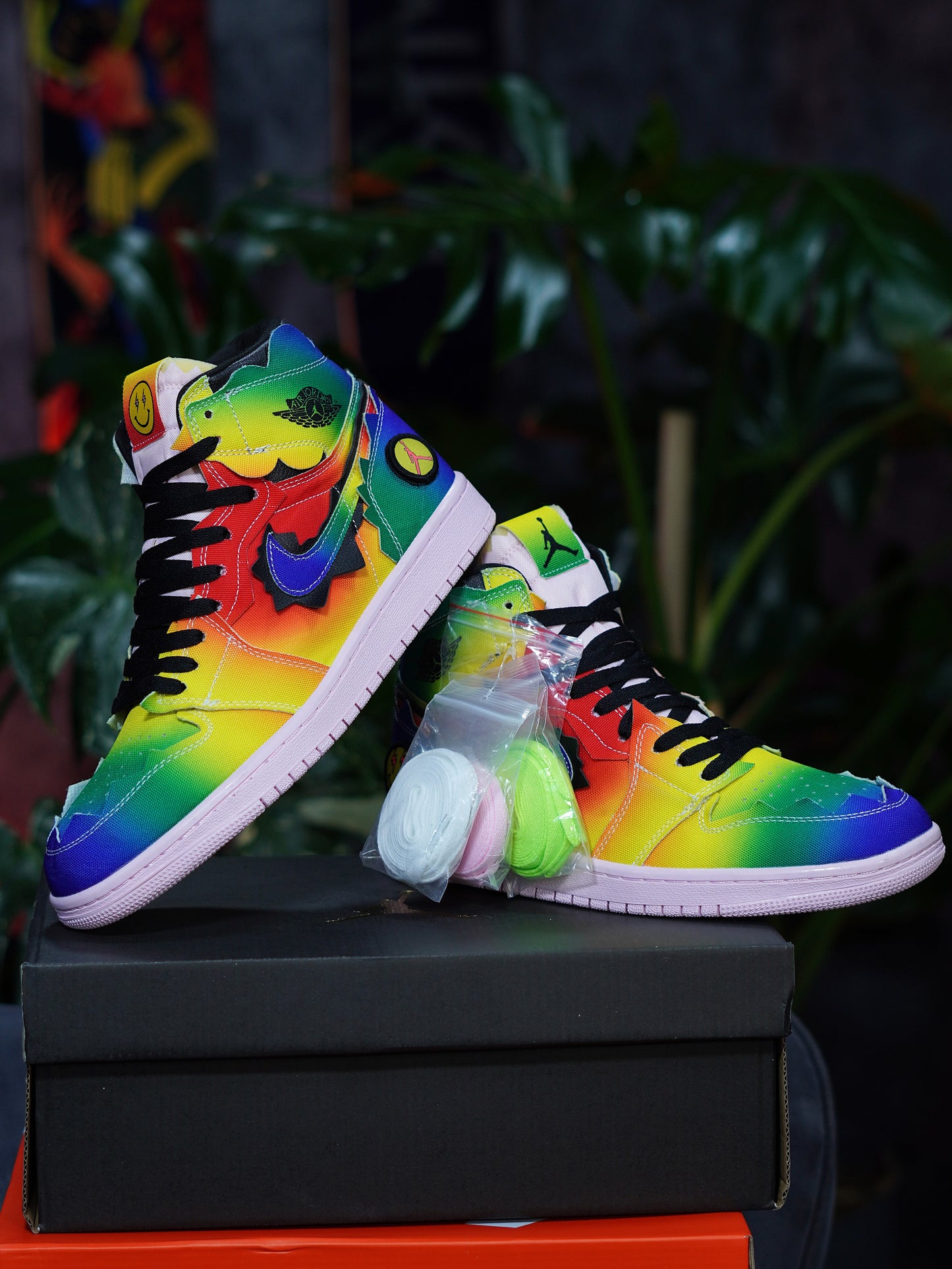 Air Jordan Retro 1 High "J Balvin" - Arcoiris