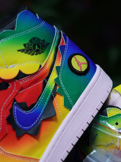 Air Jordan Retro 1 High "J Balvin" - Arcoiris