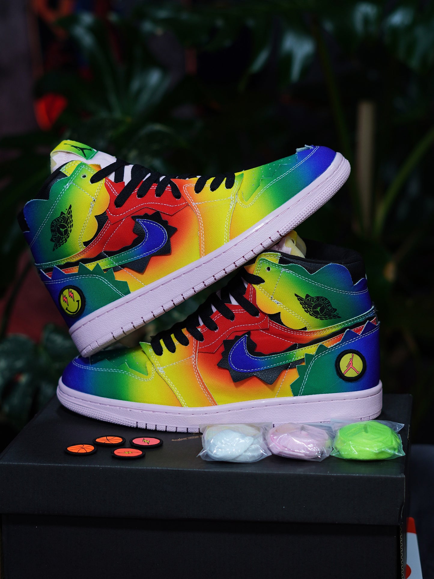 Air Jordan Retro 1 High "J Balvin" - Arcoiris