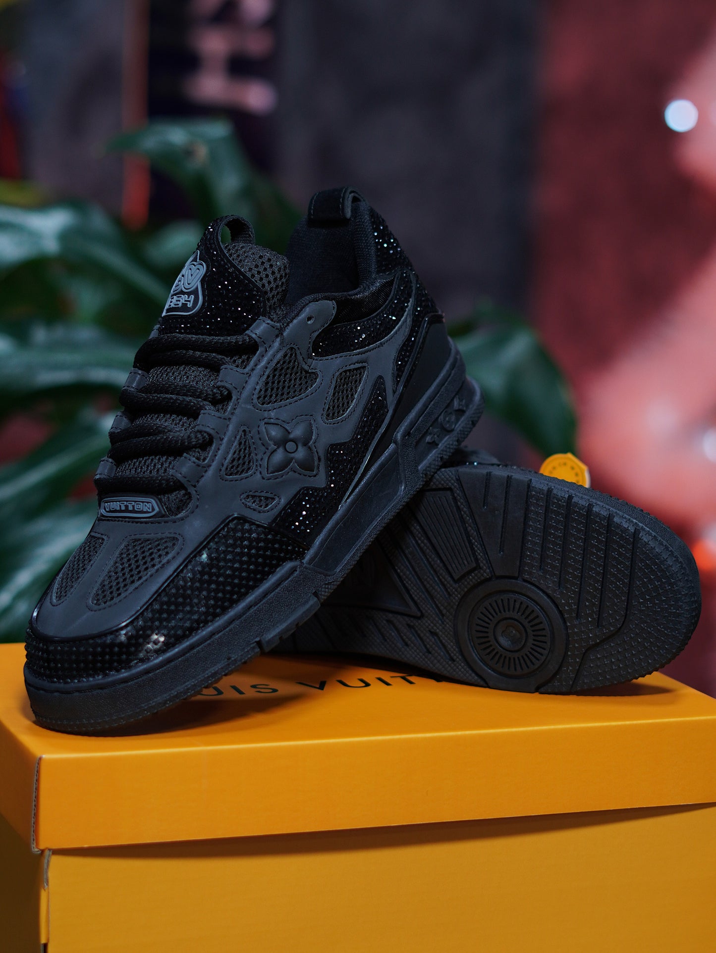 Louis Vuitton Skate Swarovski - Negro