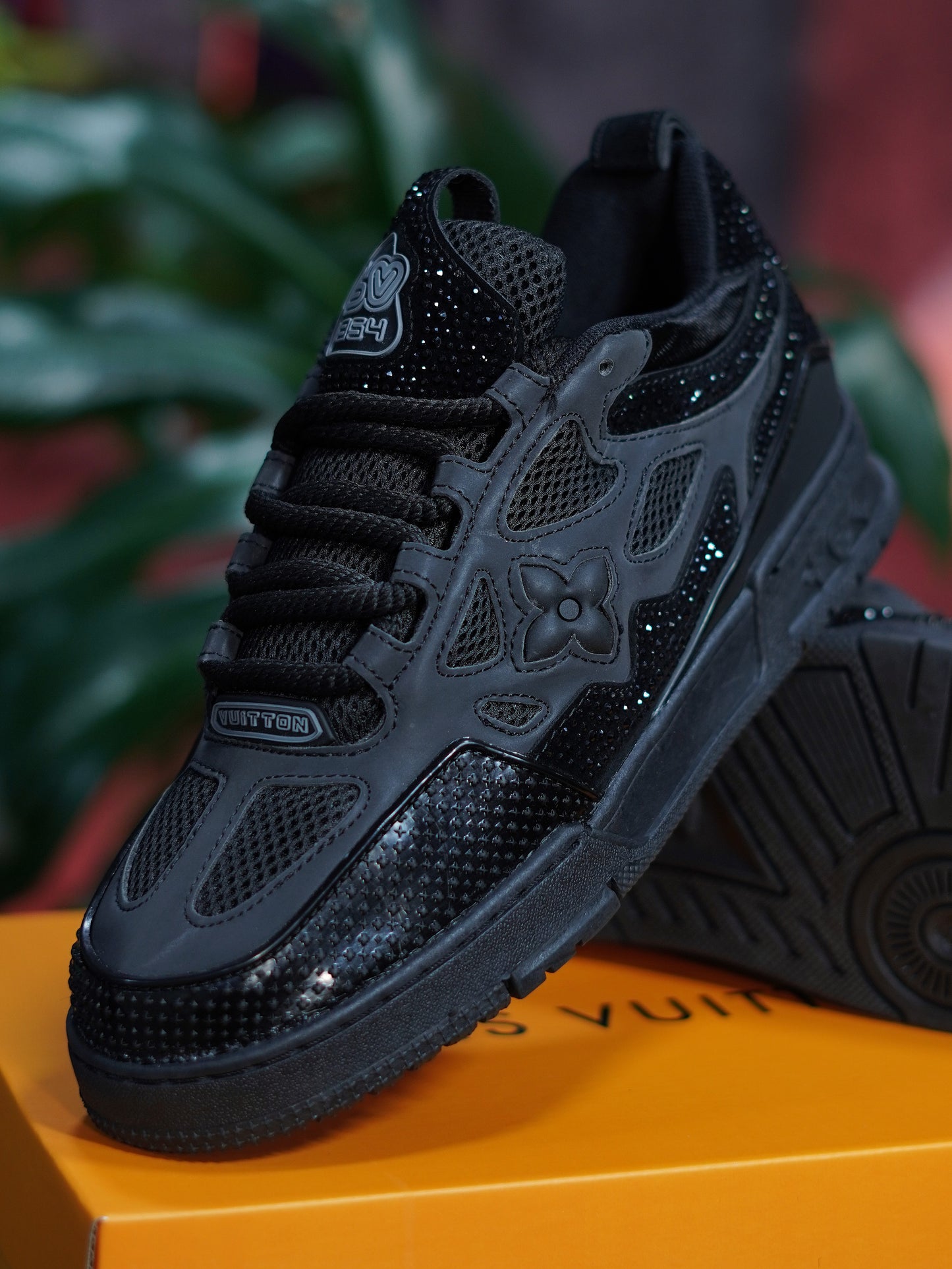 Louis Vuitton Skate Swarovski - Negro