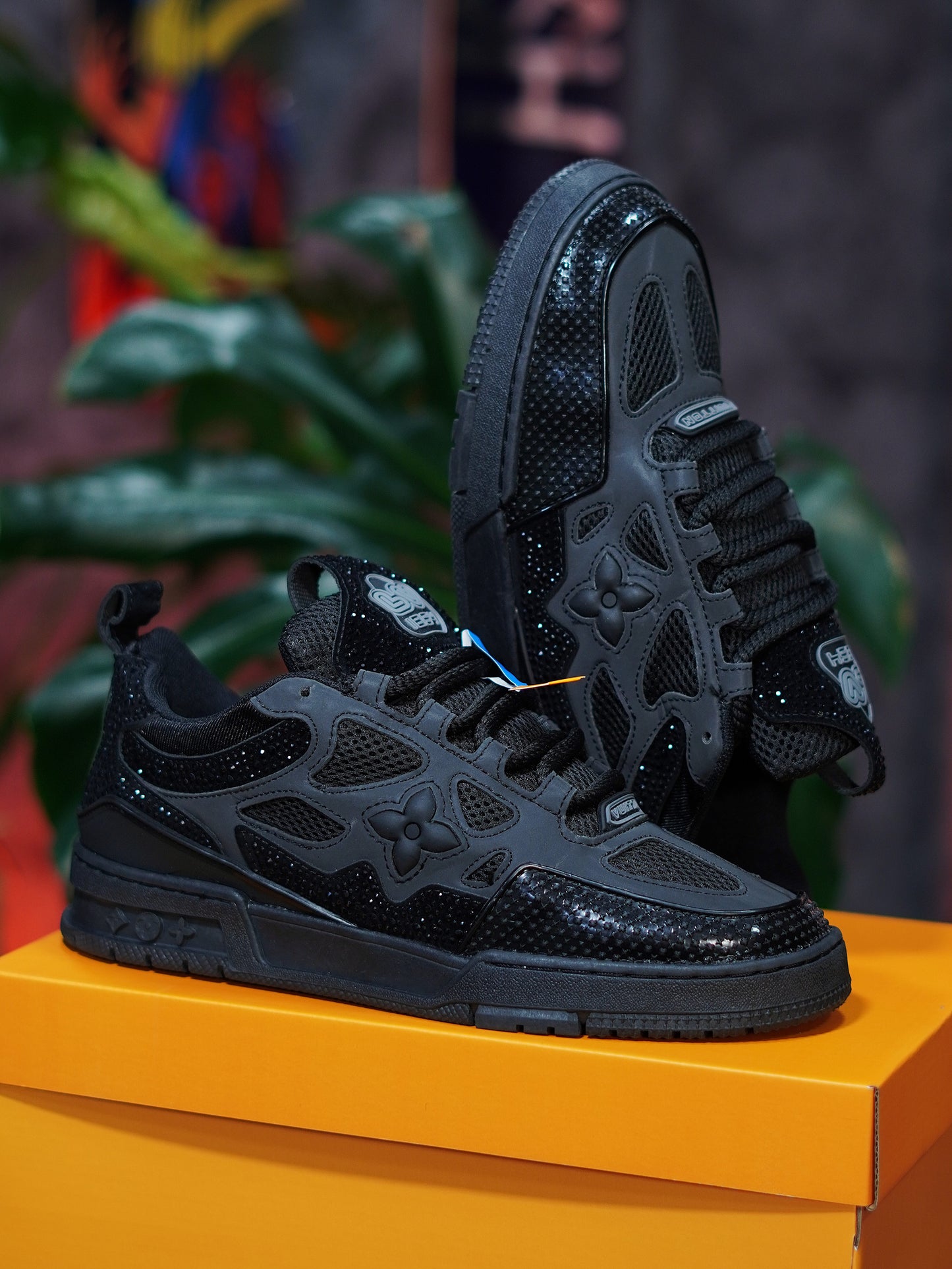 Louis Vuitton Skate Swarovski - Negro
