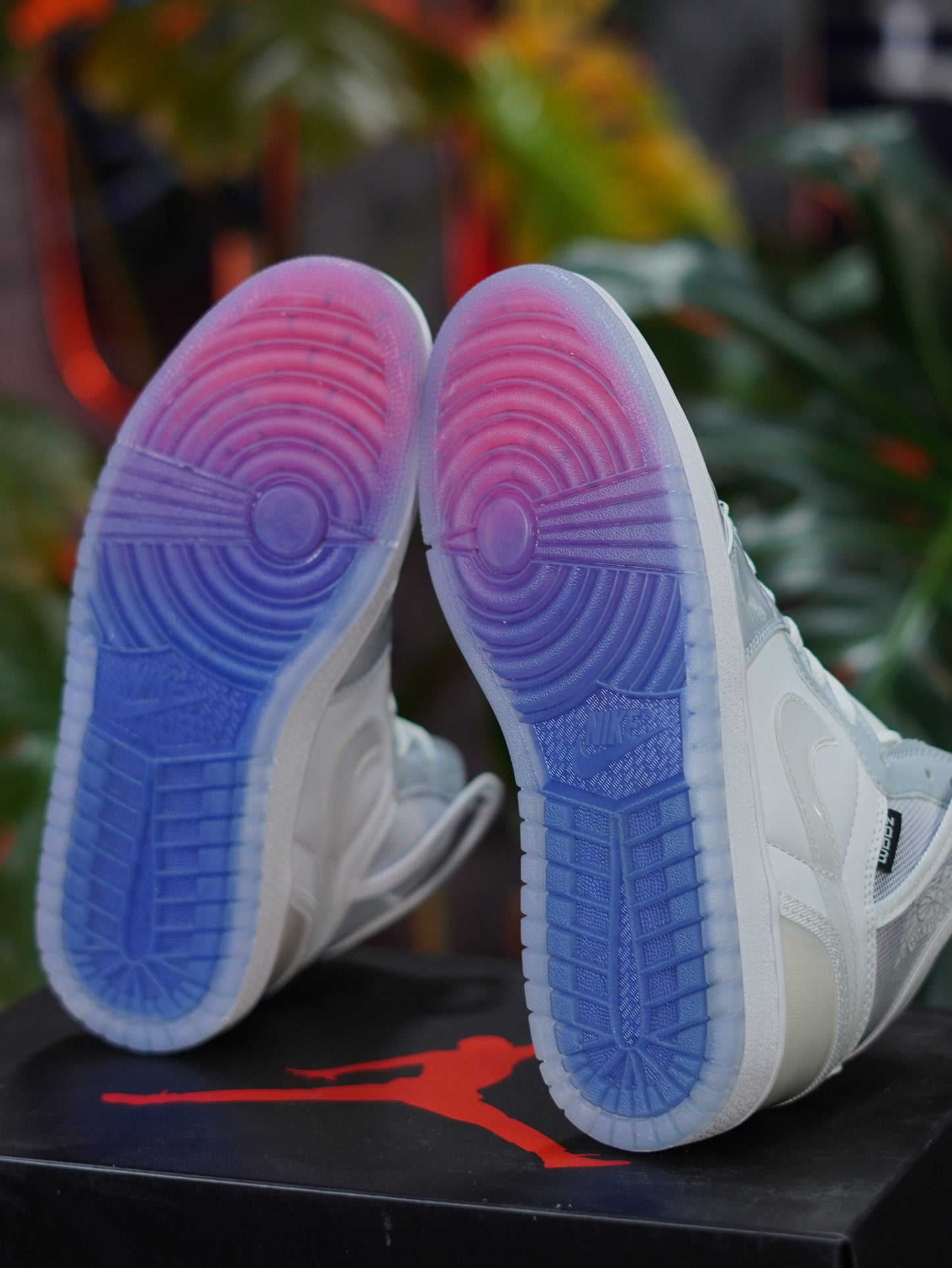 Air Jordan Retro 1 High Zoom "Racer Blue" - Blanco, Azul