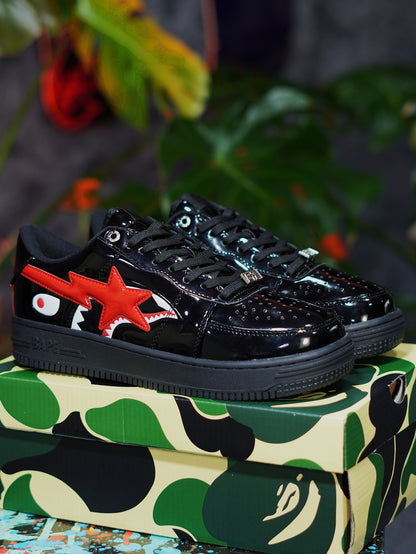 BAPE Sta Low Shark - Negro