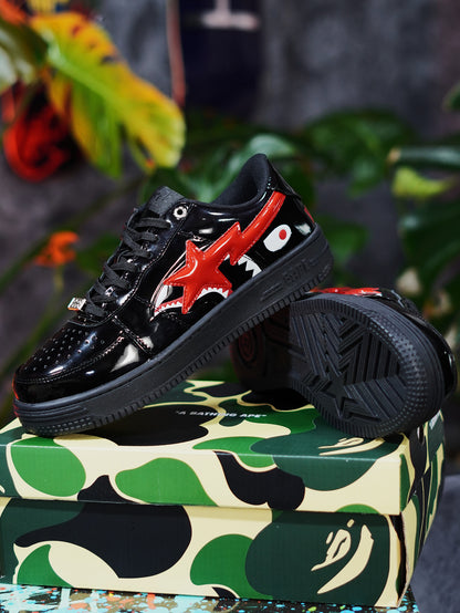 BAPE Sta Low Shark - Negro