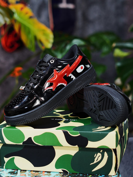 BAPE Sta Low Shark - Negro