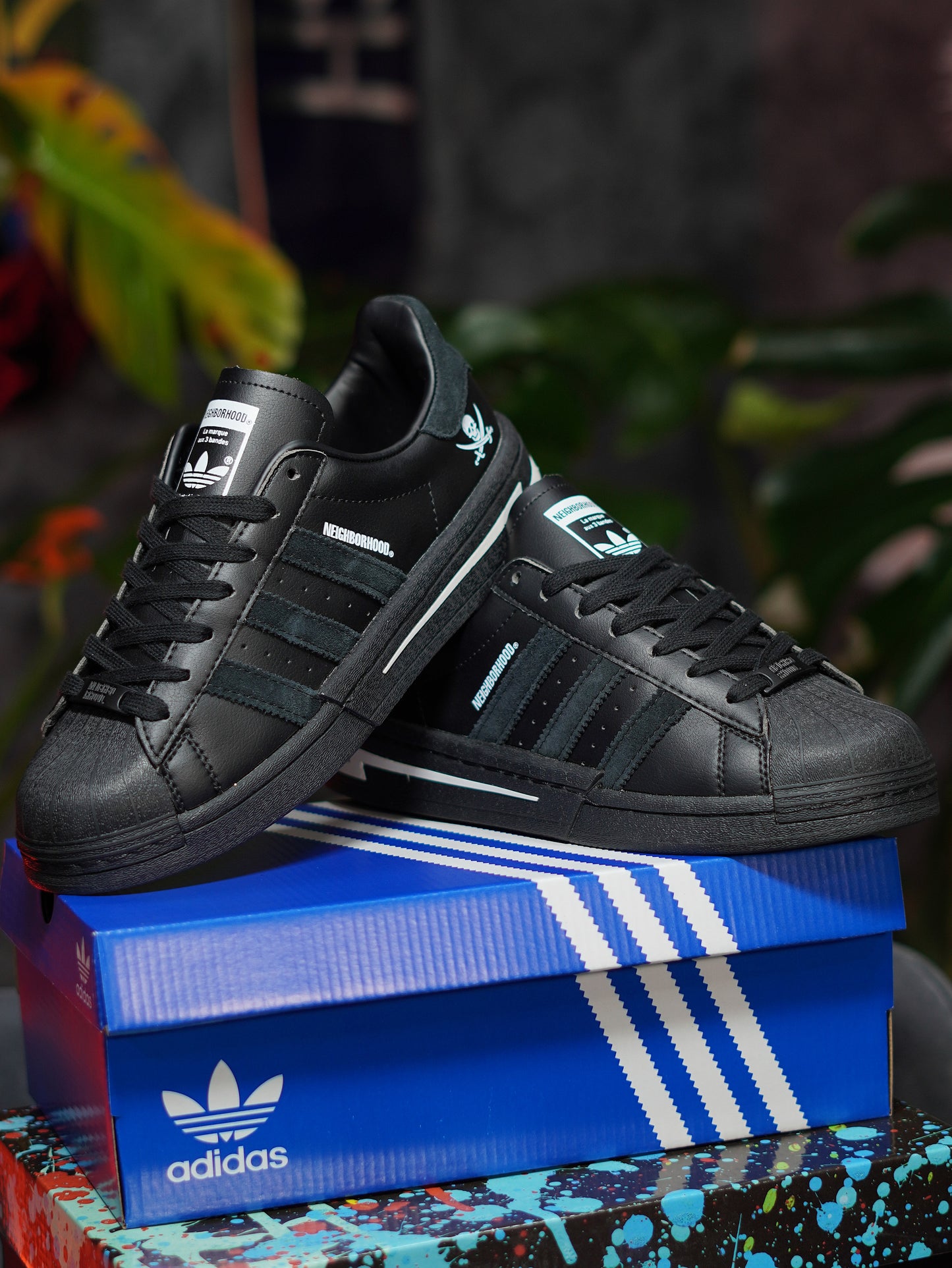 Adidas Superstar x Neighborhood - Negro
