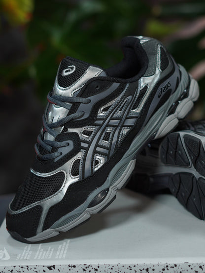 Asics Gel NYC - Negro, Plateado