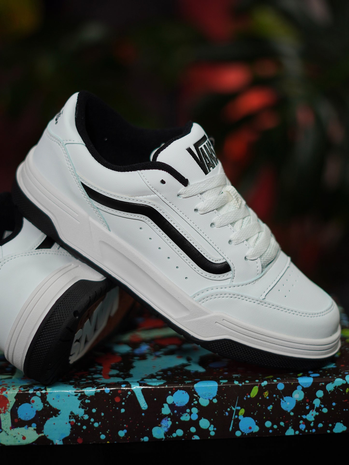 Vans Hylane - Blanco, Negro