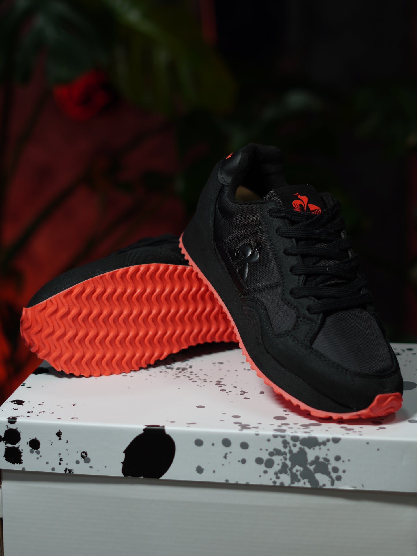 Le Coq Sportfit Trainer Jet Star 2 - Negro, Rojo