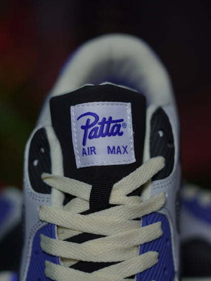 Nike Air Max 90 x Patta - Gris, Morado, Plateado