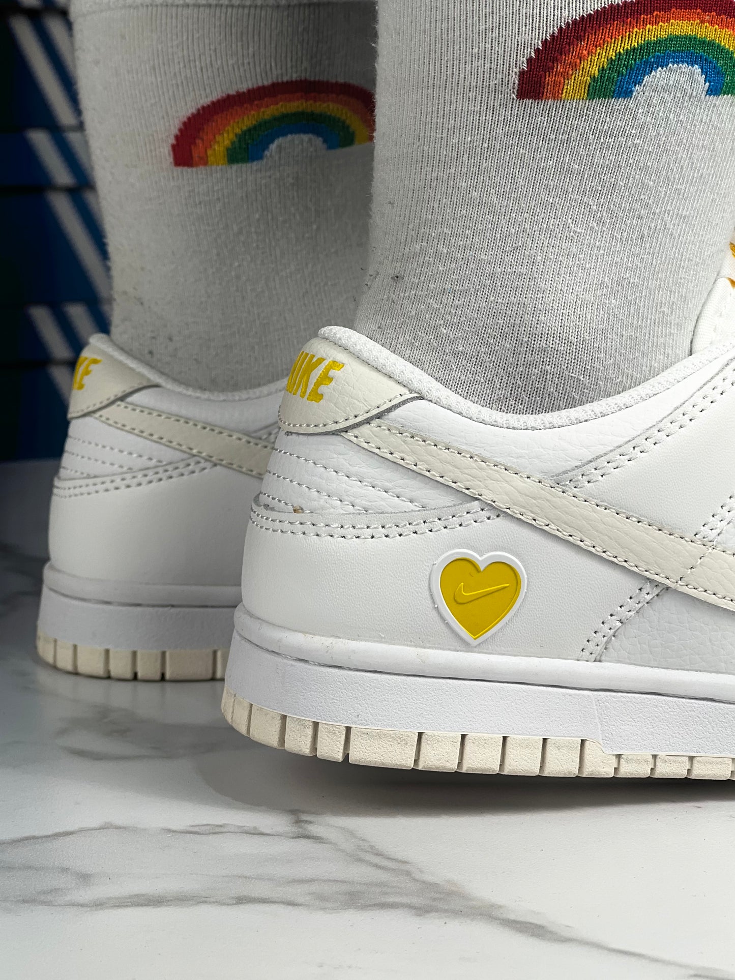Nike Dunk Low Valentine's Day Yellow Heart
