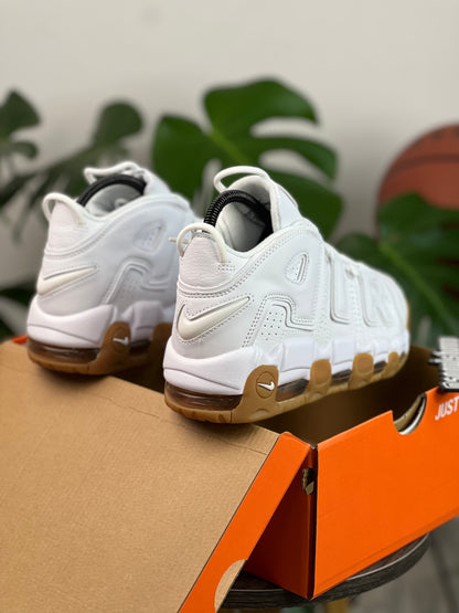 Nike Air More Uptempo - Blanca, goma