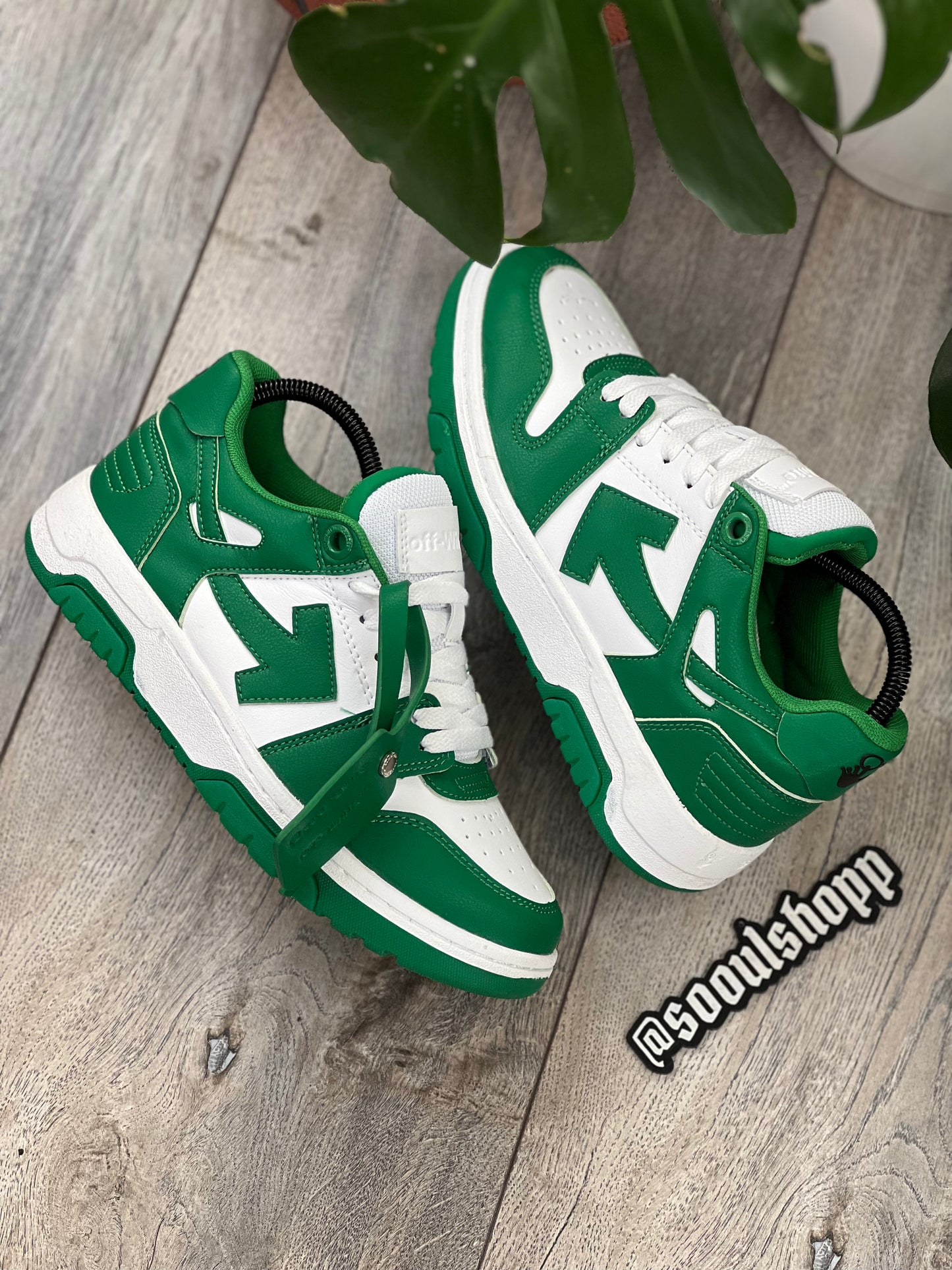 Off-White Out of Office Low 'White Green'