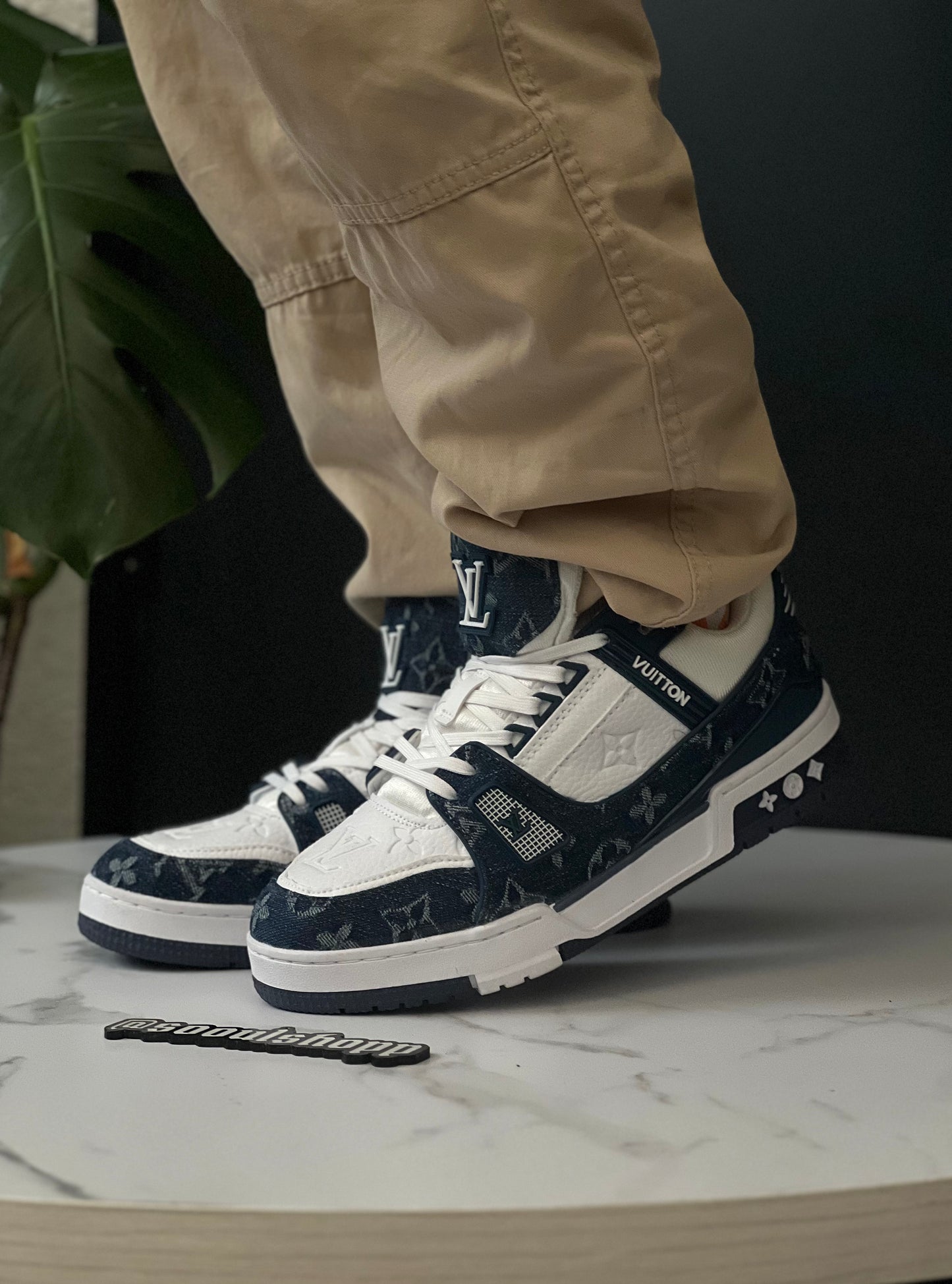 Louis Vuitton Trainer Monogram Denim