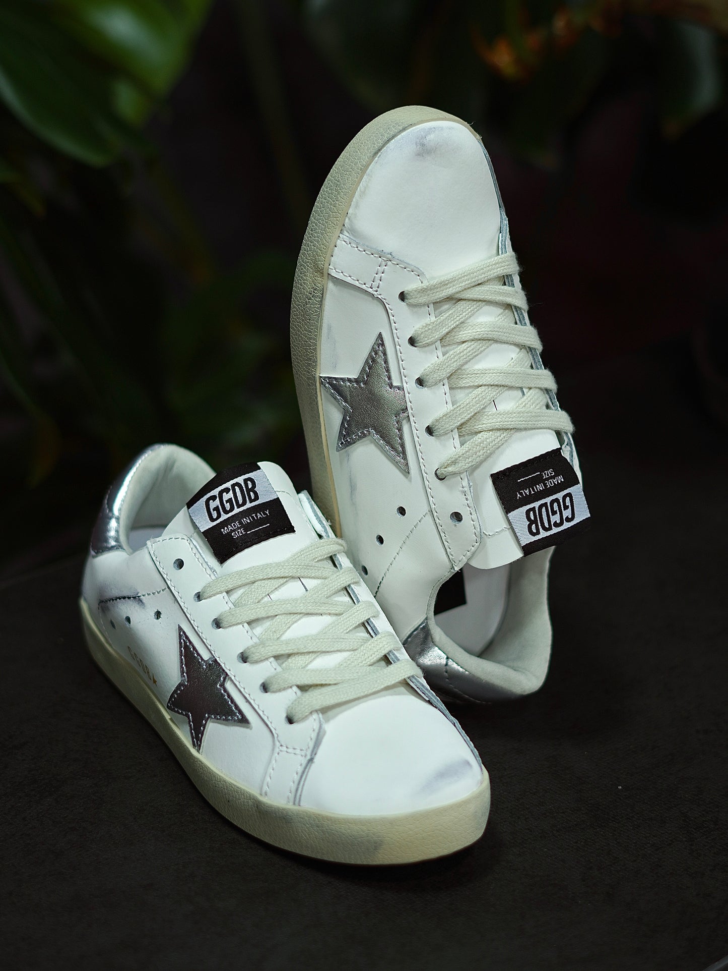 Golden Goose Super-Star - Plateado