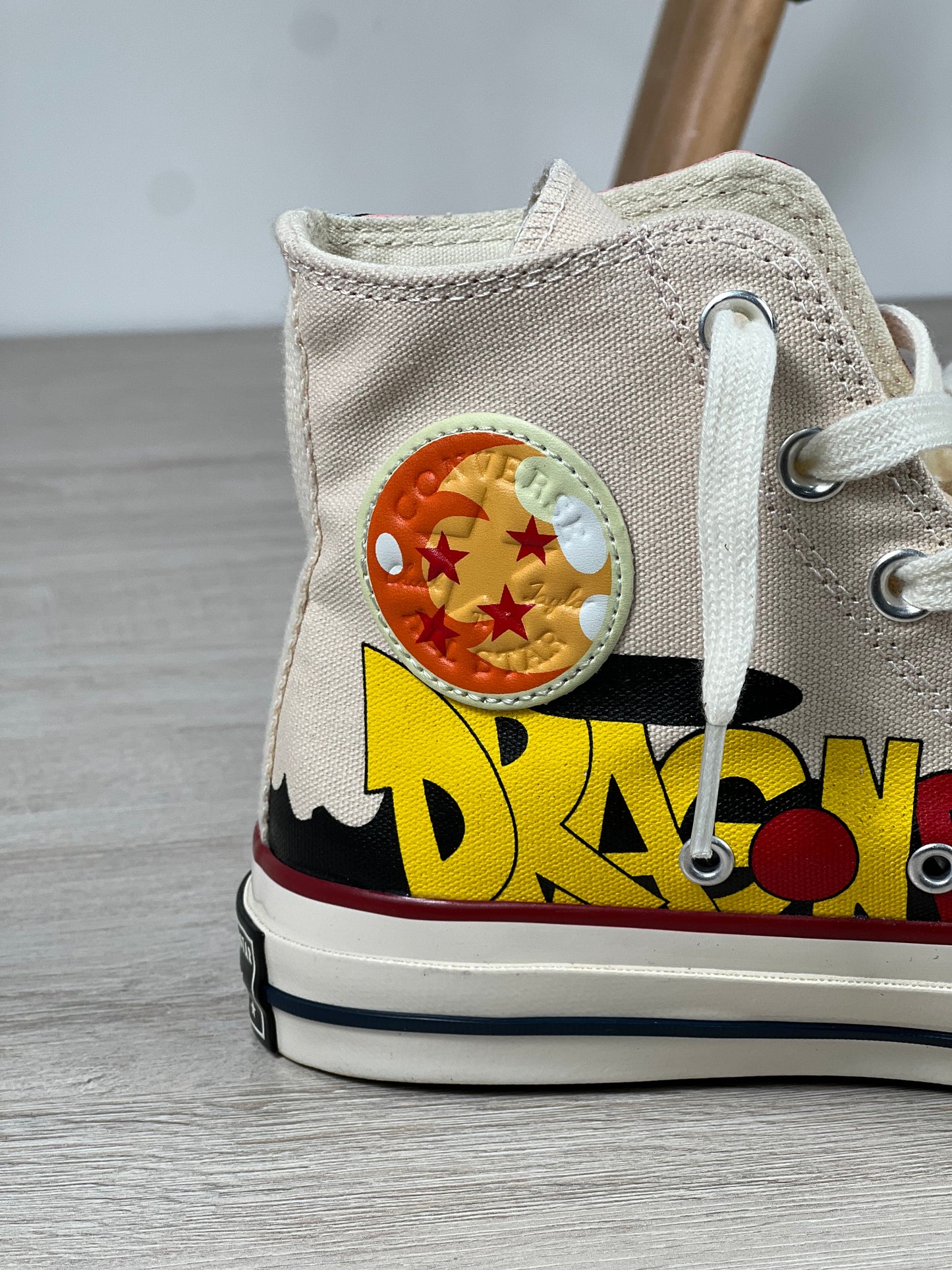 Converse Dragon Ball Cartoon White High Tops