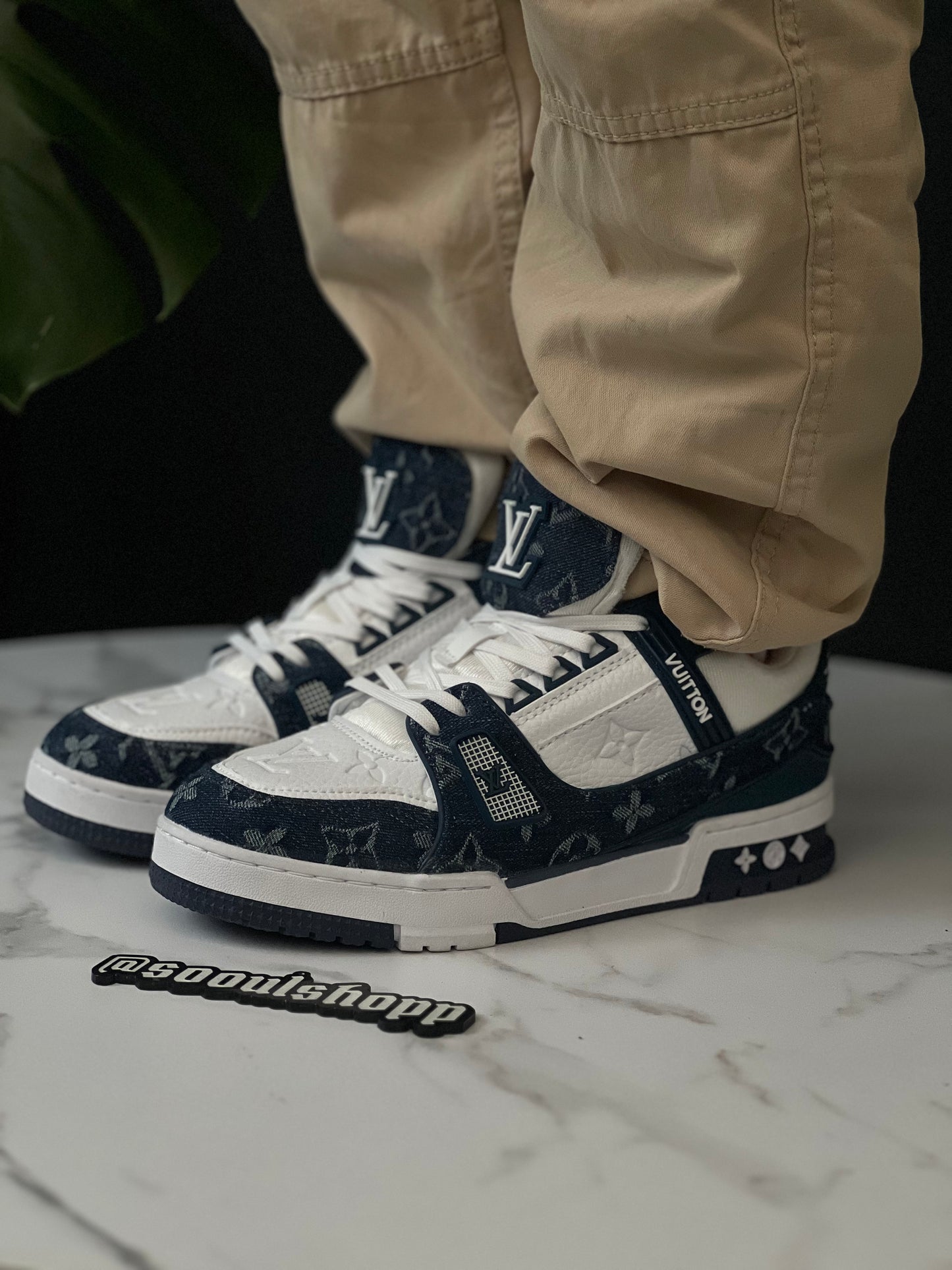 Louis Vuitton Trainer Monogram Denim