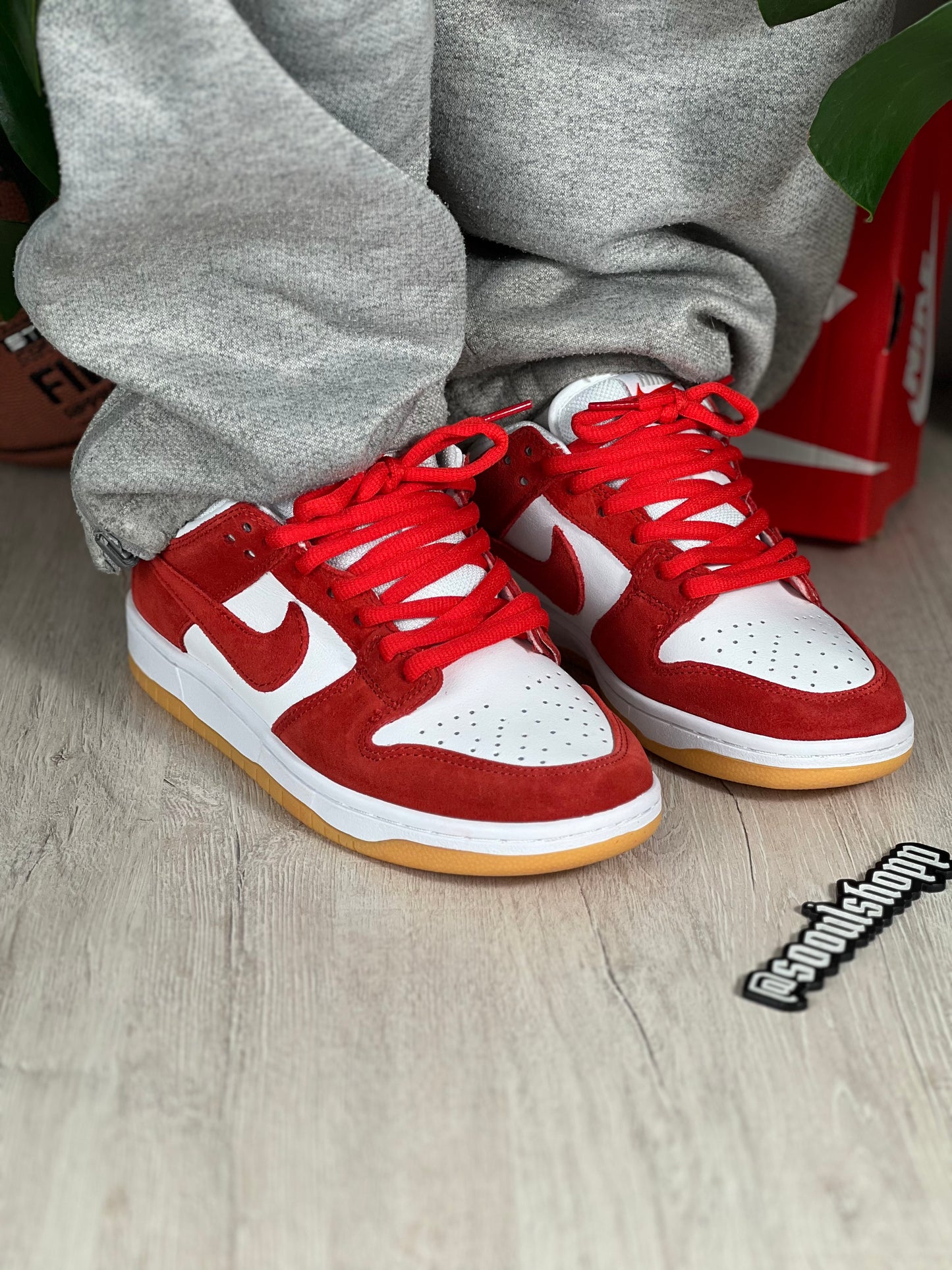 Nike SB Dunk Low “University Red Gum”