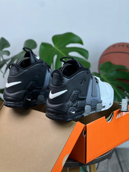 Nike Air More Uptempo 96 - Negro, gris, blanco