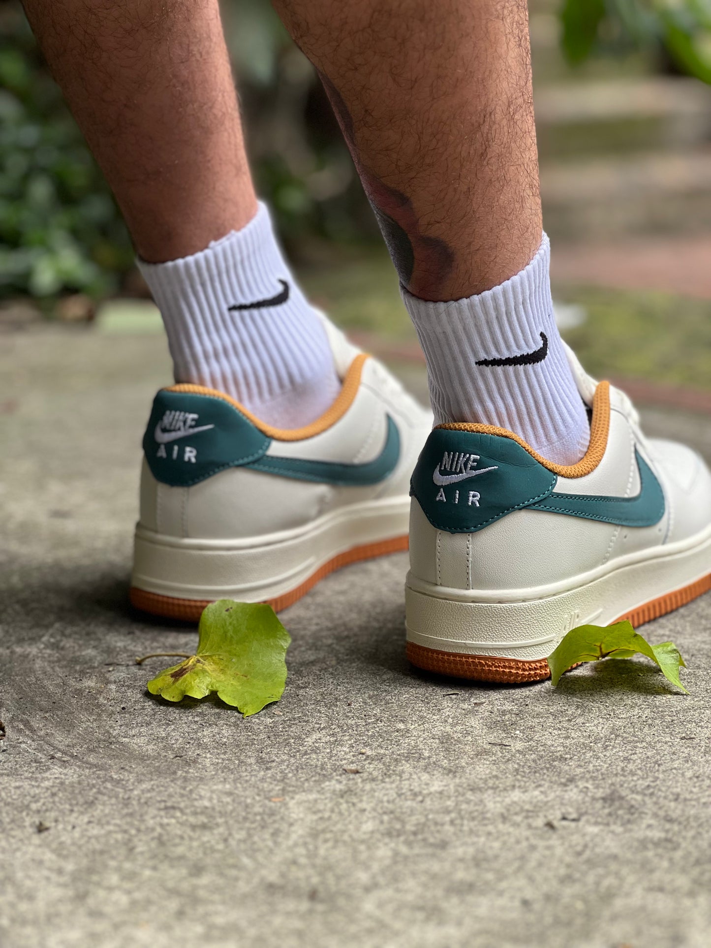 Nike Air Force 1 Cream Green