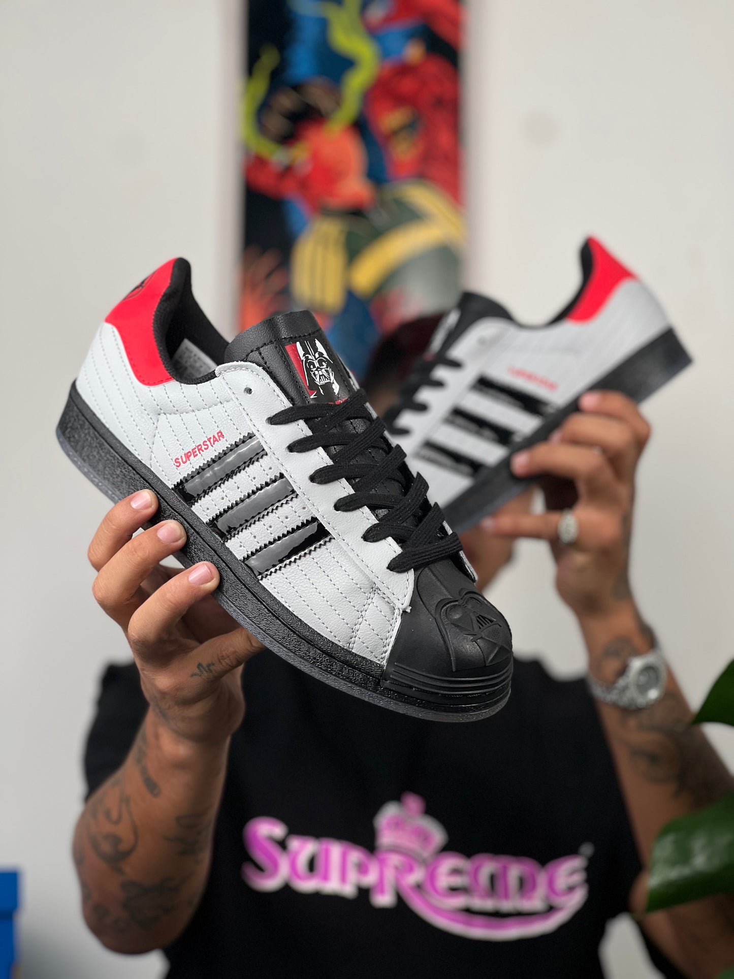 Adidas Superstar Starwars Darth Vader