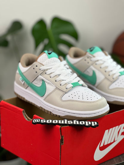 Nike Dunk Low Split Seam White Tan Mint
