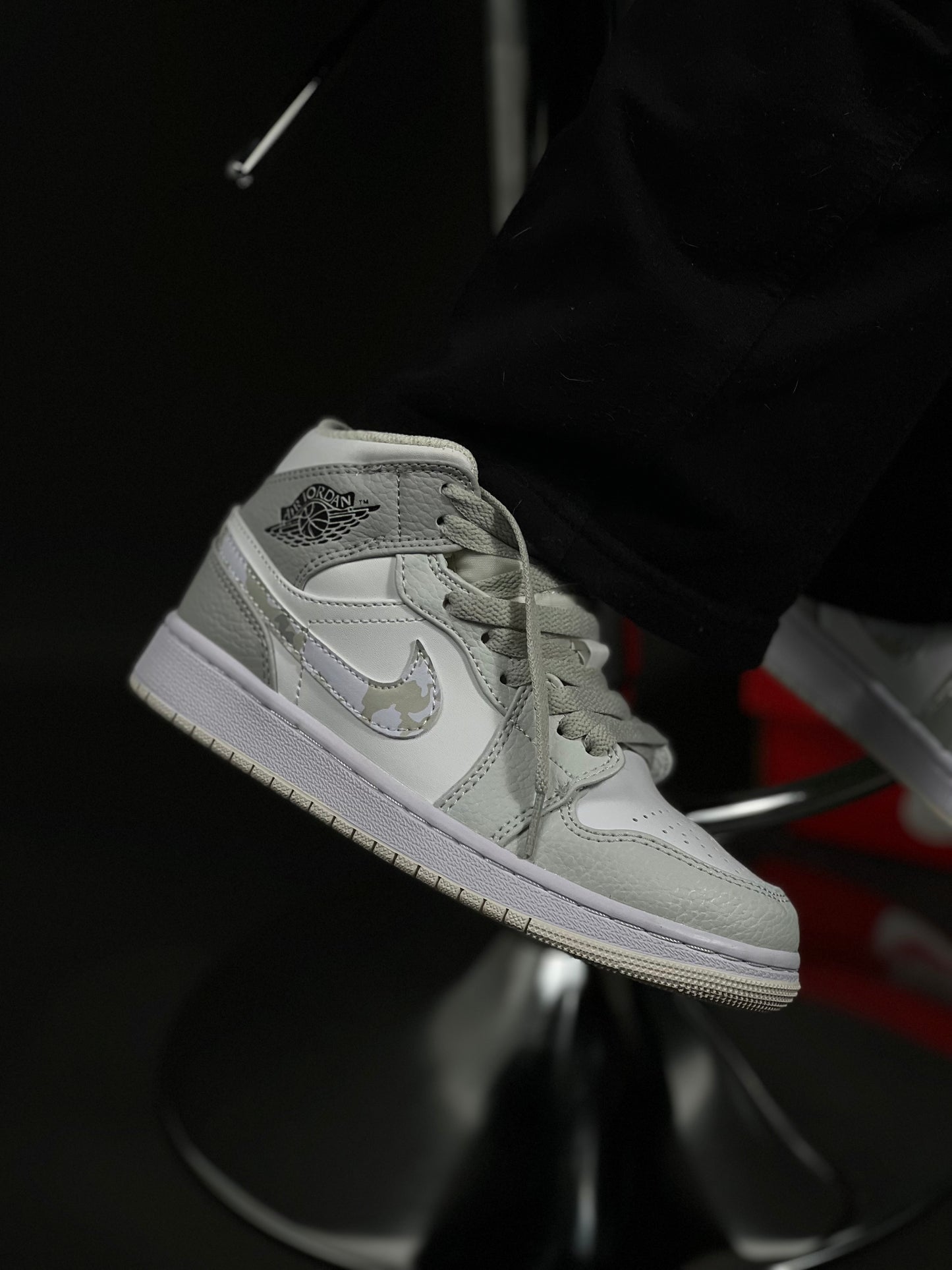 Air Jordan 1 Mid “White Camo”