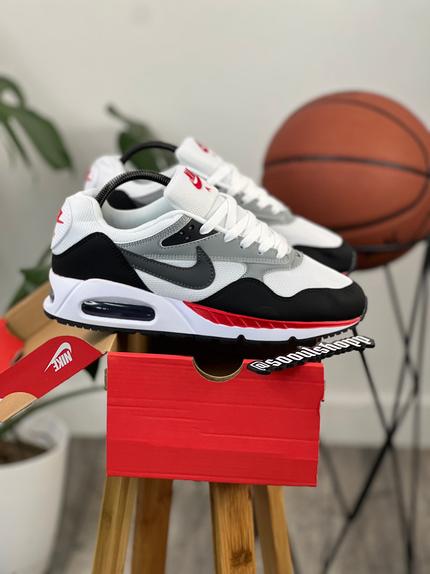 Nike Air Max Correlate Blanco-Rojo