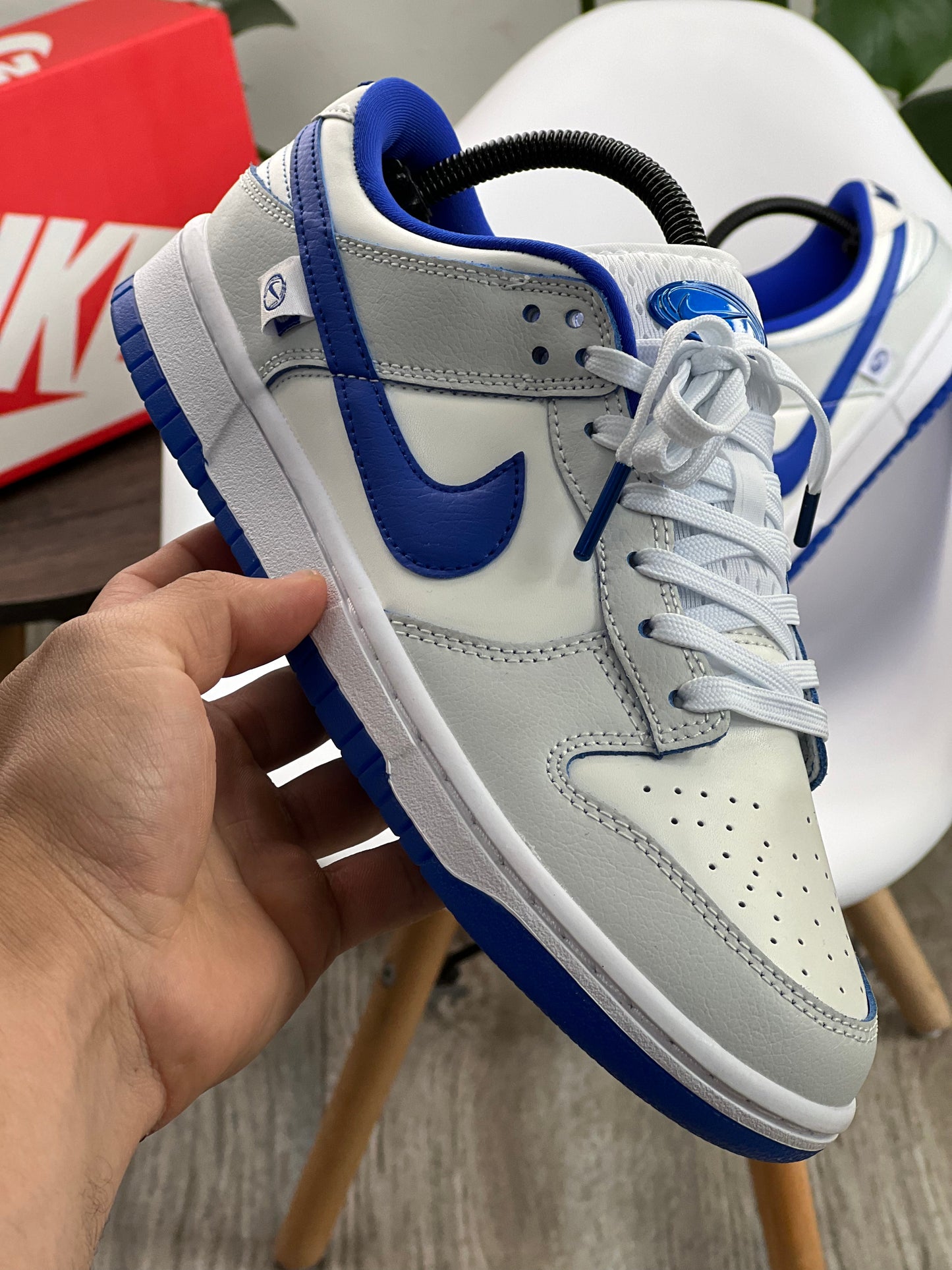 Nike Dunk Low "Worldwide White Blue"