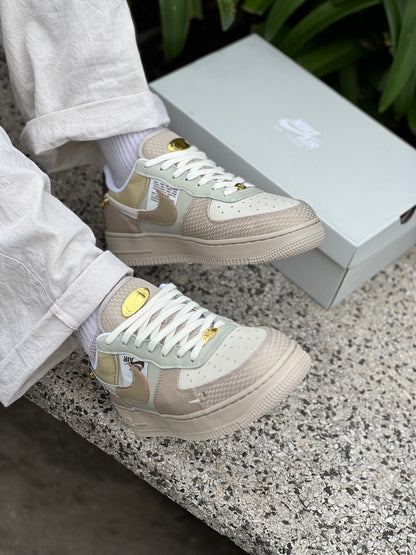 Nike Air Force 1 Tan Bling