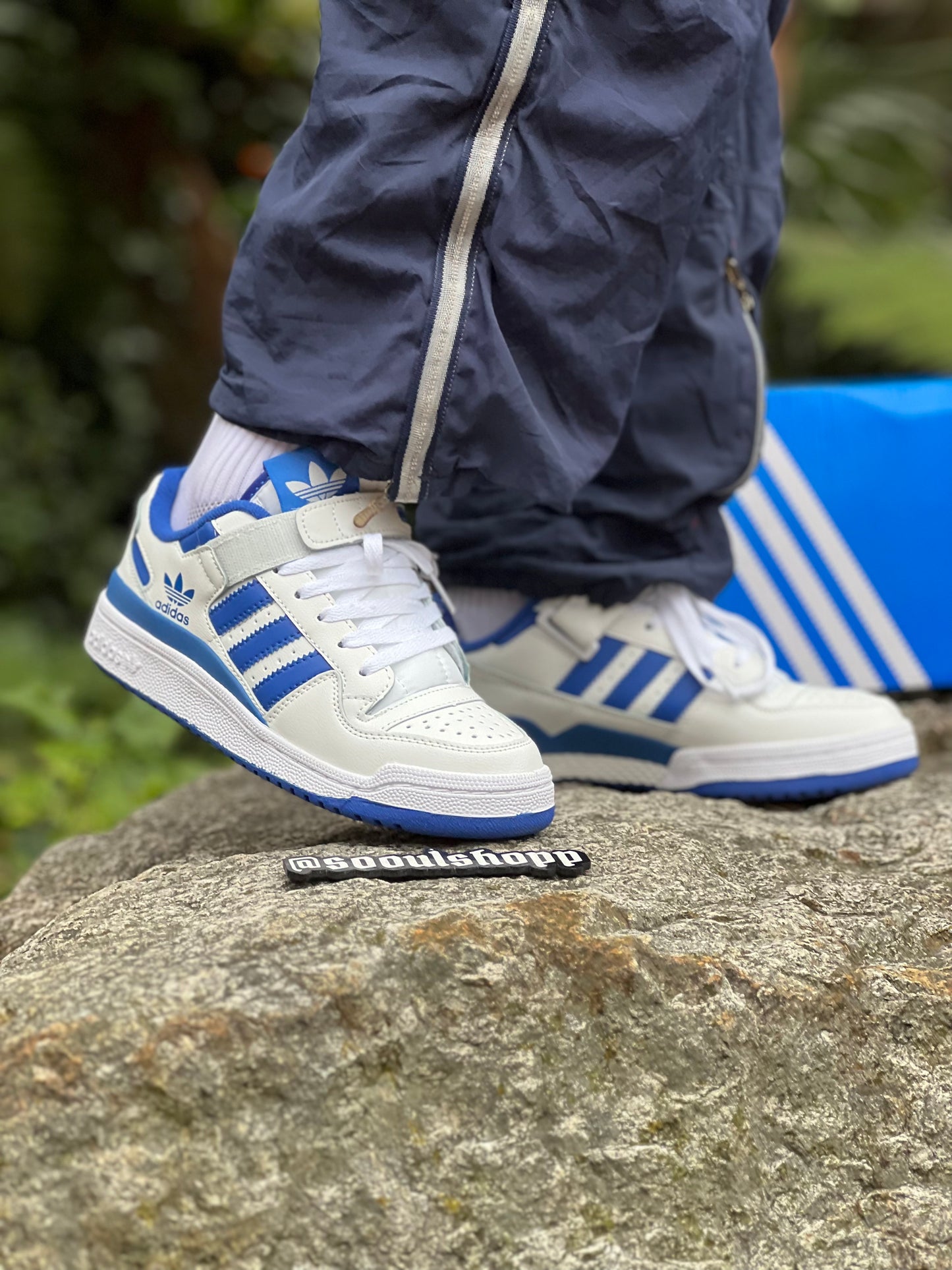 Adidas Forum Low White Royal Blue