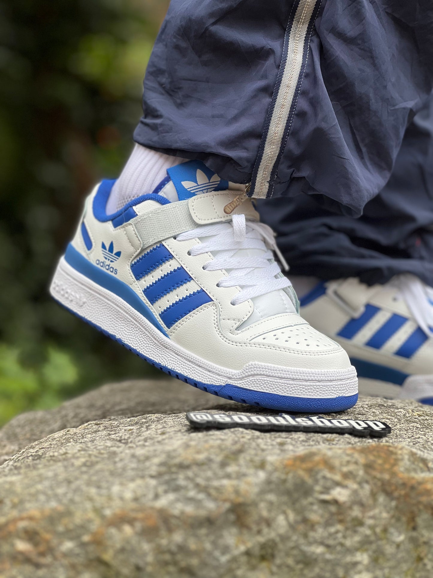 Adidas Forum Low White Royal Blue