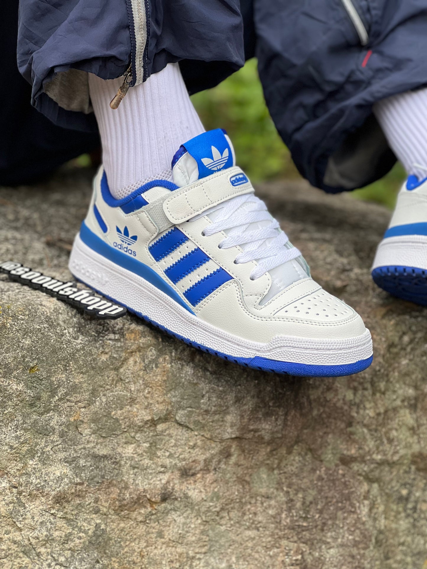 Adidas Forum Low White Royal Blue