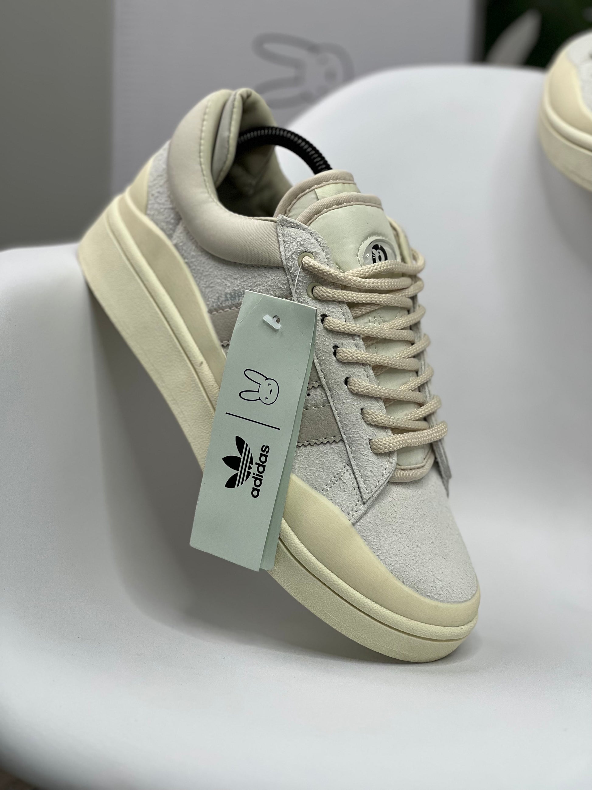 Adidas Campus X Bad Bunny White Cloud SOOULSHOPP Adidas Campus X Bad Bunny White Cloud SOOULSHOPP